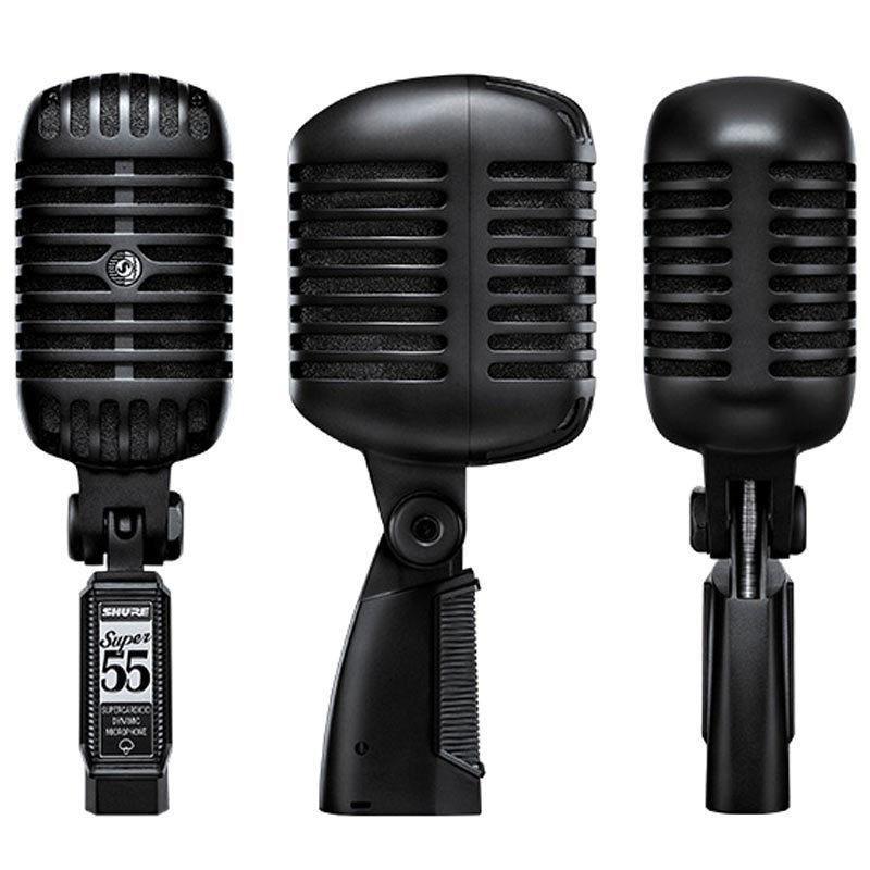 Microfone Dinamico Shure Super 55 BLK Preto - Microfone Dinâmico
